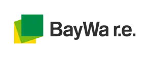 BayWa r.e. logo and website link
