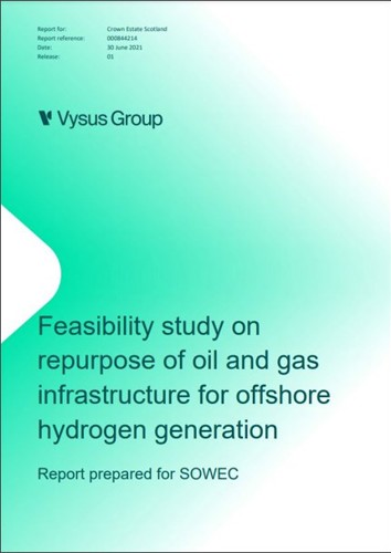 Image of Feasability Study on Repurpose Oil and Gas Infrastructure for Offshore Hydrogen Generation