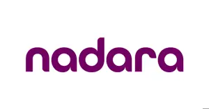 Nadara logo and website link